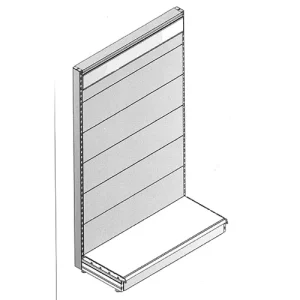 Wall Unit Shelving Supermarket Wall Shelving Units for Sales End Unit Gondola Shelving