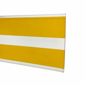 Warehouse Management Price Tag Data Holder Large Paper Label Holder Plastic Pvc Data Strip for Warehouse Shelves