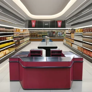 Warehousing Supermarket Supplies Double Single Retail Boutique Shop Supermarket Table Checkout Cash Counter
