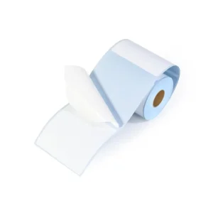 Waterproof 50mmx50mm Direct Thermal PET PP Adhesive Barcode Label Paper Glossy Surface Finish Food Candle Industries Shipping