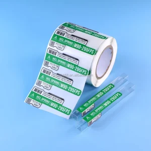Waterproof Barcode Labels Custom Labels Custom QR Code Serial Number Stickers for Outdoor Industrial Use