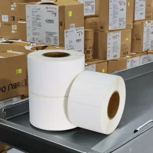 Waterproof Label 58mmx40mm Direct Thermal Label Self Adhesive Paper 58mm Barcode Sticker Roll Thermal Label 58×40