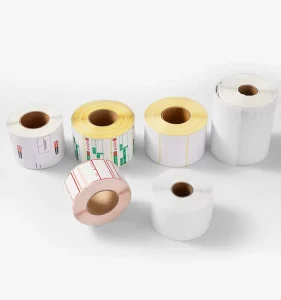 Waterproof Labels Thermal Label Sticker Roll Barcode Label Roll