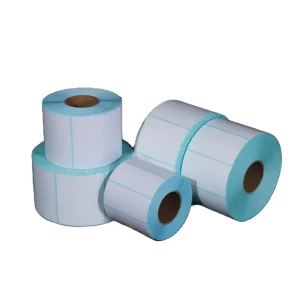 Waterproof Oil Scratch Resistant Express Thermal Paper Labels 100x100mm 500Sheets 50rolls Self-Adhesive White Barcode Stickers