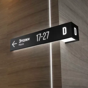 Wayfinding Sign Outdoor Information Freestanding Sign for Business