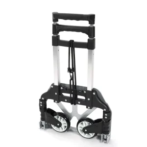 Wheeled Outdoor Shopping Trolley Folding Lightweight Waterproof Aluminium Hand Trolley with Durable PU Wheel