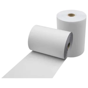 White Coated Paper Self Adhesive Label Material for Barcode Printing
