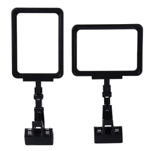 White Eco-Friendly Food Grade Supermarket Shopping Mall Daily Necessities Display Promotion Sign for Clothing Stores