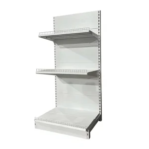 White Grocery Store Shop Display Gondola Supermarket Shelving Metal Rack Shelf Mother And Baby Store Shelves