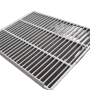 White PE Coating Commercial Refrigerator Shelf Metal Wire Freezer Grill Shelves Divider Fridge Rack Holder Display Racks