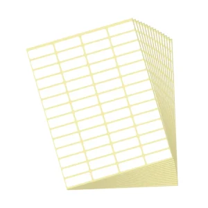 White Self Adhesive Label Sheet Blank Rectangle Address Stickers