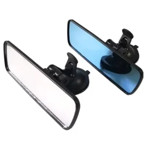 Wide Angle Interior Rear View Mirror with Anti Theft Locking Mechanism for Security