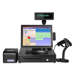 Win7 8 10 15” Touch Screen All in One POS System Cash Register Cashier POS Machine