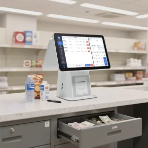 Wintronix All-in-one 10 Point Capacitive Touch Screen Cash Register Thermal Printer Intel I5 Full HD Display Bluetooth 5.2 Win