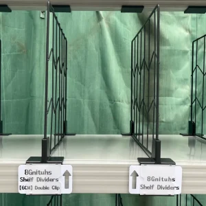 Wire Shelf Dividers with Clips Long Lasting Separators for Supermarket Shelving Warehouse Pallet Racking and Display Racks