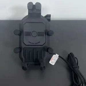 Wireless Charging USB A+C Port Charger Mobile Holder Motorcycle and Scooter Phone Mount Holder With GPS Camera Bracket