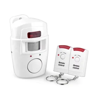 Wireless Plastic Home Security System 105dB Siren PIR Alert Infrared Sensor Anti theft Motion Detector Sound Light Alarm Remote