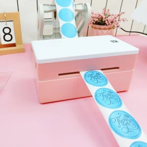 Wireless Thermal 4×6 Inch Inkless Label Sticker Printer 203dpi Resolution PC Connectivity SDK Receipt Barcode Label