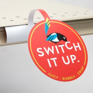 Wobbler Shelf Label Holder Price Tag Holder PVC Shelf Talker Sign Holder Price Tags for Store Retailing Display
