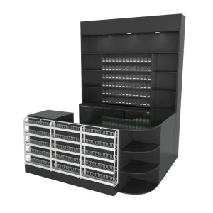 Wood Convenience Store Cash Table Dimension Grocery Cashier Checkout Counter
