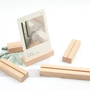 Wood Stands for Wedding Acrylic Sign Table Number Holders for Acrylic Sheets Card Holder for Party and Events