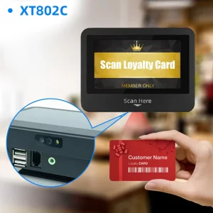 XT802C XTIOT Price Checker Barcode Scanner Grocery Store Self Ordering Tablet Price Checker for Supermarket