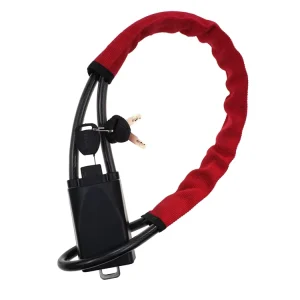 YH2209 Universal Durable Anti Theft Steering Wheel Lock Top Mount Steel Strap Key Security Device with Seat Belt Lock