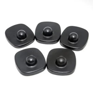 YHD01 42*48 Mini Square Tag EAS Hard Tag Supermarket Security Anti-theft Alarming Sensor Black Clothing Store Anti-theft Tag