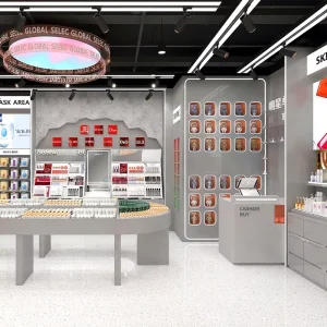 YHeS005 Retail Store Cabinet Retail Store Design for Perfume Store Display