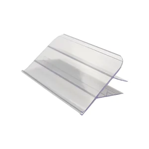 YZ 19 Plastic Transparent 1000mm Easy Installation Billboard Buckle Shelf Clip Price Label Holder Supermarket Supplies
