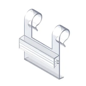 Yobest Factory PVC Price Tag Holder Extruding Parts Cutting Custom OEM & ODM Services Fujian Supermarket Warehousing Supplies