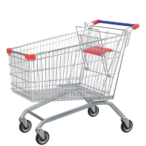 Zinc Plated Shopping Trolley Cart for Supermarket