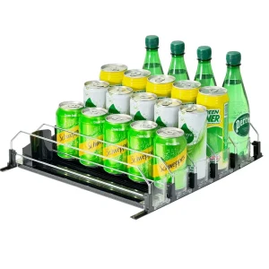 汽水瓶分配器 冰箱饮料整理器 智能推架管理系统 饮料架推杆和分隔器