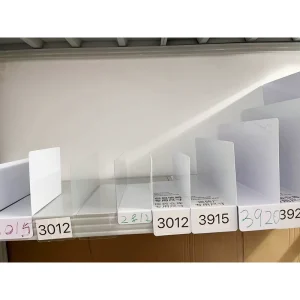 可拆卸女包塑料壁橱储物和组织亚克力搁板壁橱隔断