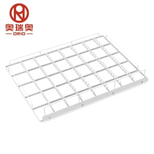 超市冰柜用带分隔板的定制金属丝冰箱架
