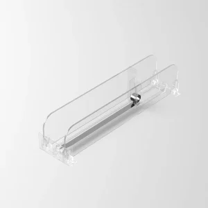 自动货架堆叠系统，带弹簧的亚克力化妆品货架整理器