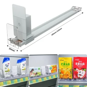 超市货架展示用可调式推动器系统货架