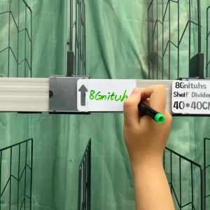 带夹子的零售货架分隔板 服装店展示架上的金属线夹分隔板 超市货架分类
