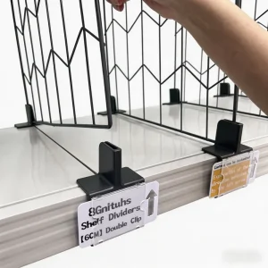 金属丝架分隔板，适用于超市展示和整理，零售货架配件