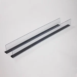 磁性 l形 pvc条透明塑料超市货架显示分隔线磁铁货架