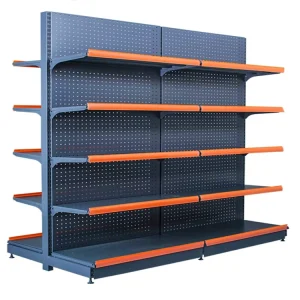 Estantes Double Sided Supermarket Display Racks Stands Light Duty Metal Display Gondola For Shopping Mall Regal