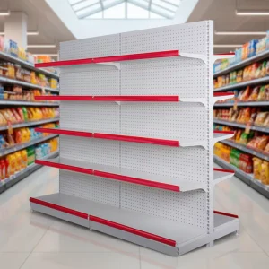 Large Multi layer Supermarket Shelving System Heavy Duty Storage Shelves for Supermarket Shop & Convenience Store