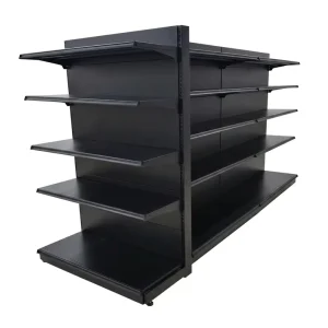 Light Duty Heavy Duty Double Sided Gondola Perforated Supermarket Display Rack Multifunctional Shelves Made Durable Steel Store