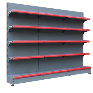Light Heavy Duty Iron Supermarket Shelves Grocery Retail Store Shops Supermarket Gondola Shelving Display Rack