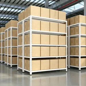 OEM Customizable Heavy Duty Adjustable Multi level Metal Angle Steel Shelves For Supermarket Warehouse Shelving Unit
