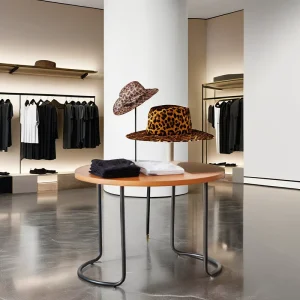 Round Display Rack Stand Store Fixture for Product Display